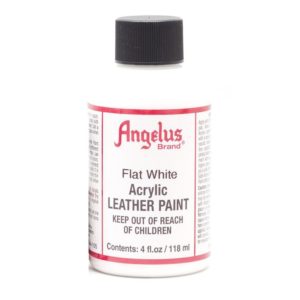 Angelus 4-Ounce Flat White Leather Paint