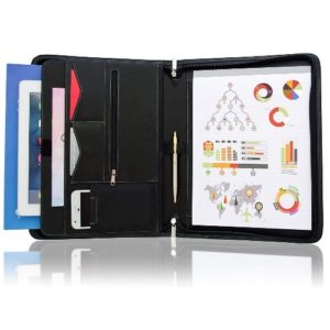 STYLIO Zippered Padfolio