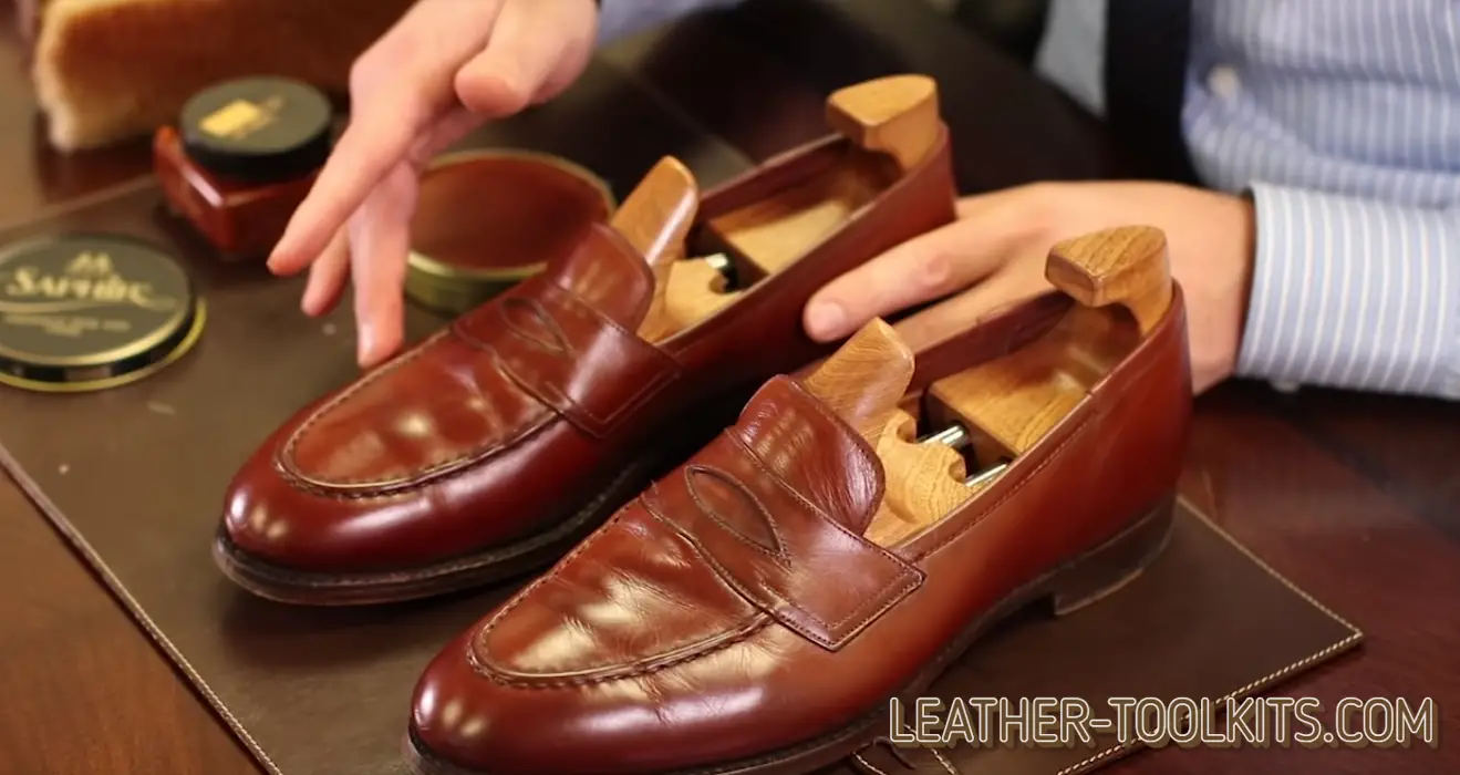 polishing patent leather