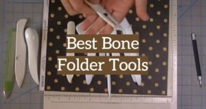 asixx Natural Bone Folder Tool para marcar pliegues PLEGABLES bordes de cuero artesanales carpeta de Huesos 