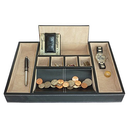 Top 10 Best Valet Tray Boxes for Men in 2024 Leather Toolkits