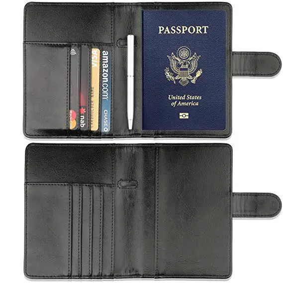 GDTK Leather Passport Holder Cover