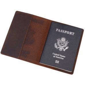 Leather Passport Cover - Passport Holder