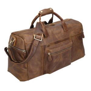 best leather duffle bag