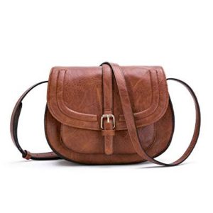 Women Crossbody Satchel Bag Small Saddle Purse and Tote Shoulder Handbags