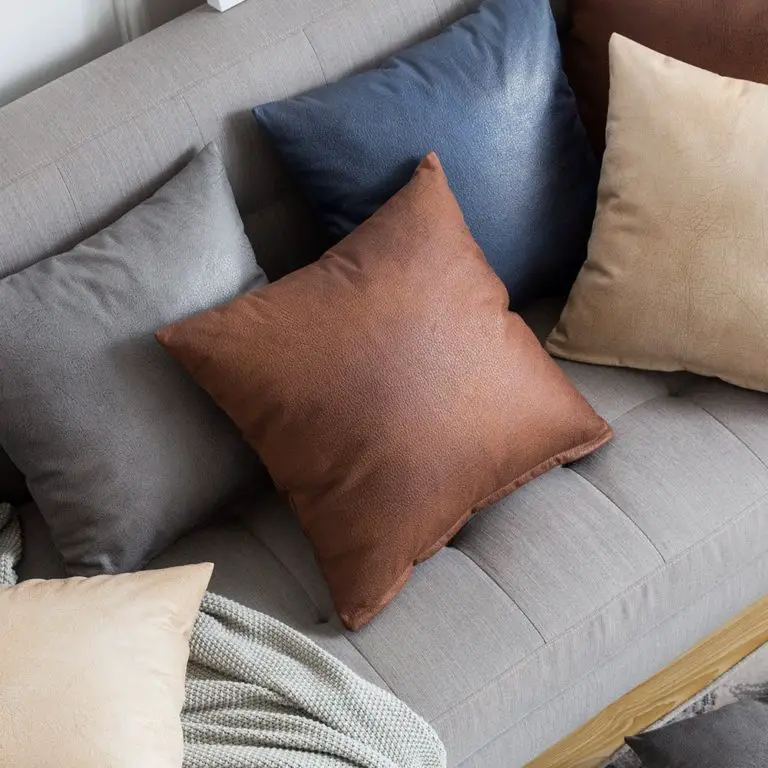 Top 5 Best Throw Pillows for Leather Couch in 2024 - Leather Toolkits