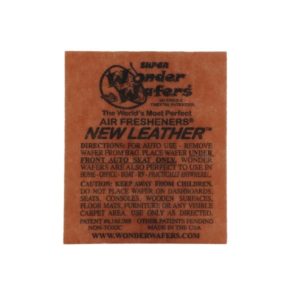 Wonder Wafers 25 CT Individually Wrapped New Leather Air Fresheners