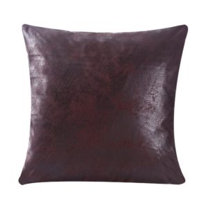 WFLOSUNVE Soft Faux Leather Pillow Covers Decorative Throw Pillow