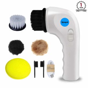 Portable Electric Clean Polisher, Amayia Handheld Automatic Electric Shoe Brush Shine Polisher with USB Interface