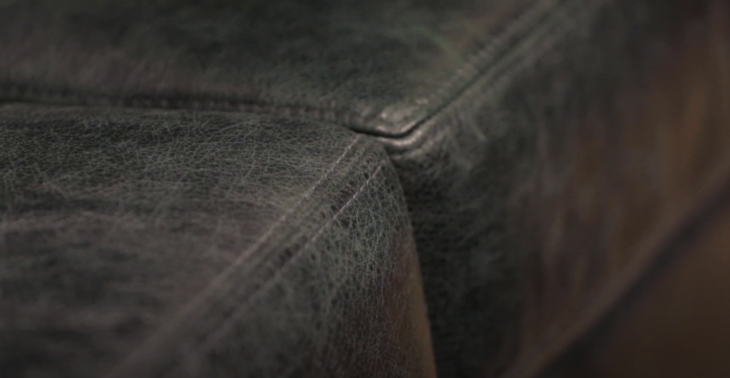 Semi-Aniline Leather Sofa