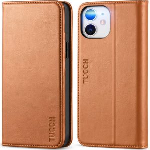 TUCCH Wallet Case for iPhone 12 Mini 5G